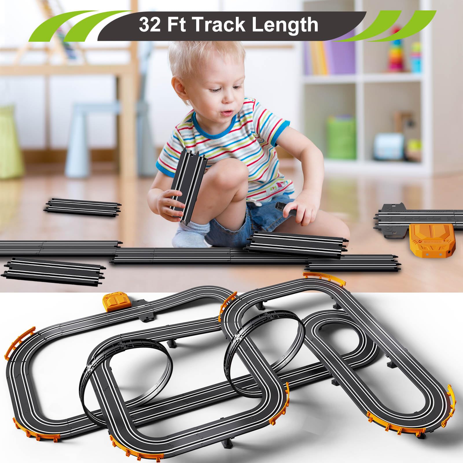 Jumplanma 32ft layout supports long, engaging race sessions.