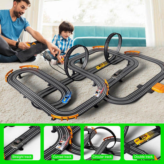 Jumplanma track with two controllers for head-to-head play.