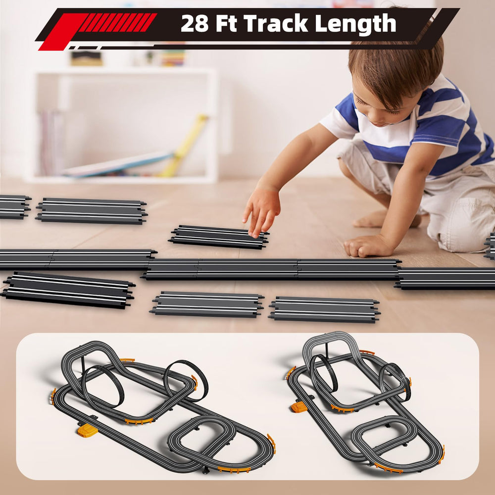 Jumplanma track with two hand controllers for two-player competition.