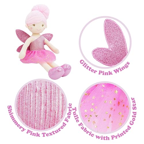 June Garden Elida 12-inch size fits snuggly in arms or bags.