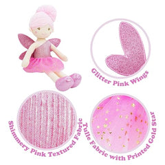 June Garden Elida 12-inch size fits snuggly in arms or bags.