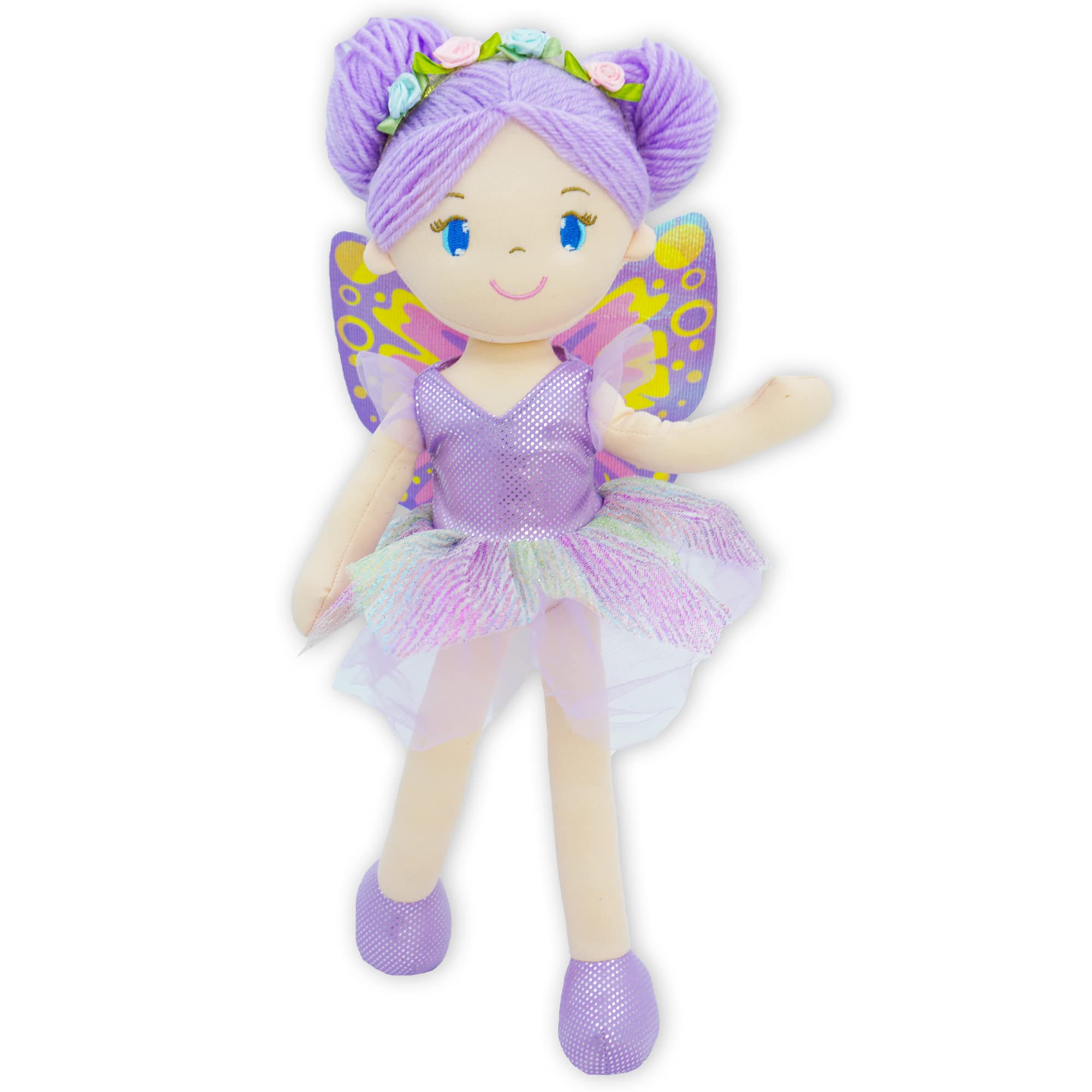 June Garden Yaritza with enchanted wings that glow at night for bedtime magic.