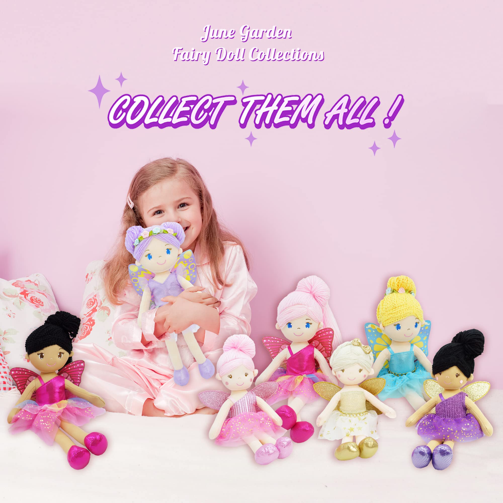 June Garden Yaritza travels easily in bags or strollers for on-the-go play.