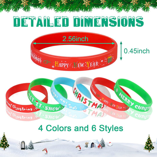 Junebrushes Christmas elk wristband adds festive color to stockings
