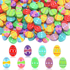Junebrushes Easter egg erasers collection showing bright colors for classroom rewards.