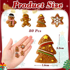 JUNEBRUSHS gingerbread snowflake minis add seasonal charm to displays.