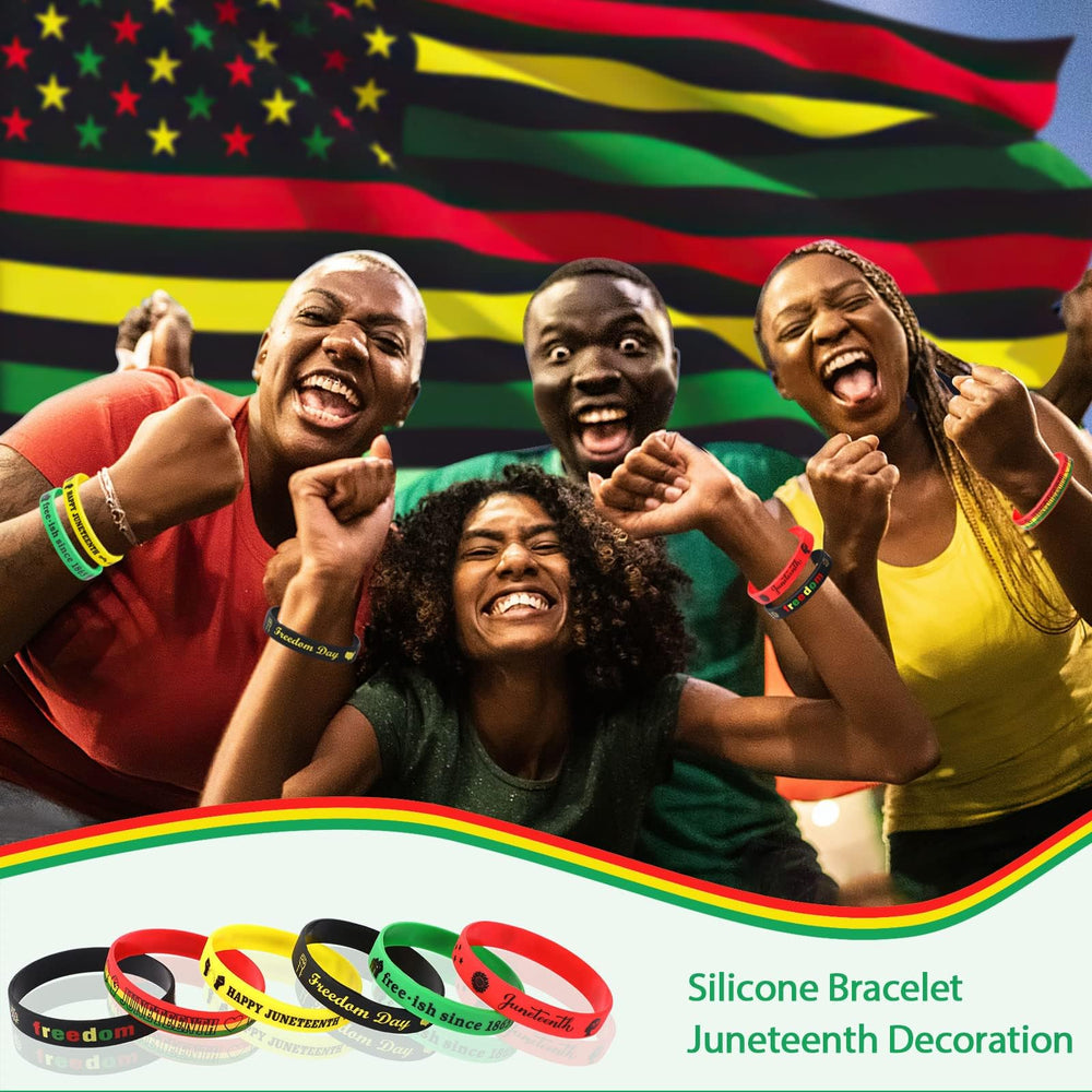 JUNEBRUSHS classroom prize bracelet to reward participation during Juneteenth lessons