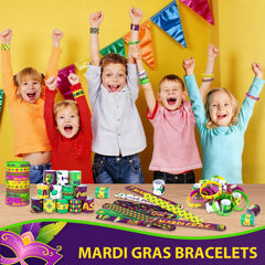 JUNEBRUSHS Mardi Gras throws—bulk packs add festive vibes to parades.