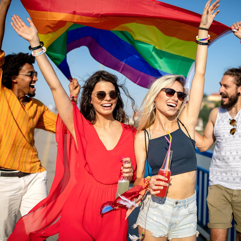 JUNEBRUSHS LGBT bracelets are great gifts for friends and family