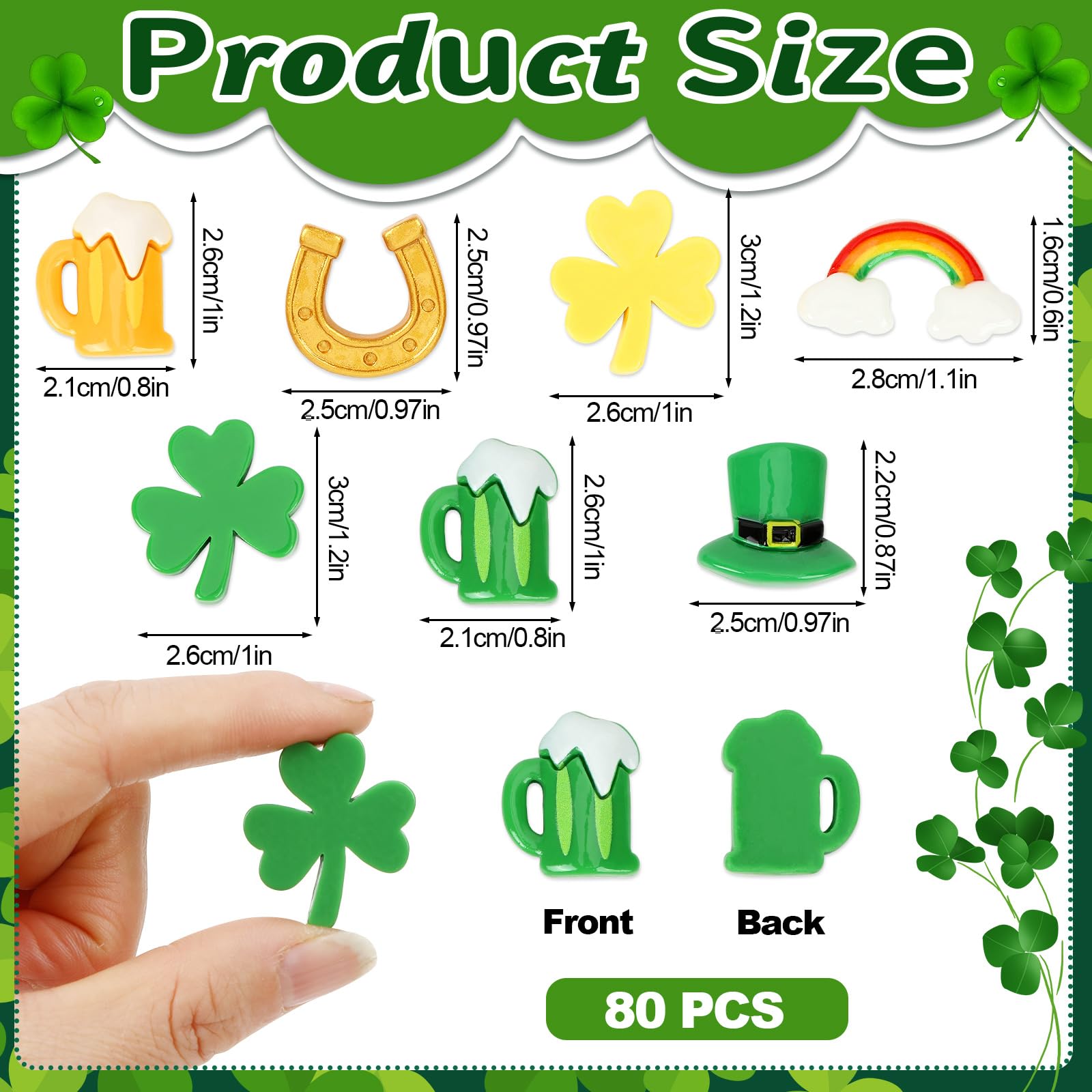 JUNEBRUSHS St Patrick's Day beer mugs mini figurines enhance party ambiance.