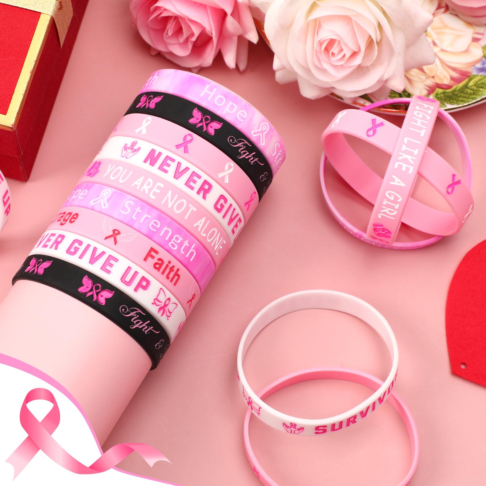 JUNEBRUSHS survivor design celebrates resilience and ongoing awareness.