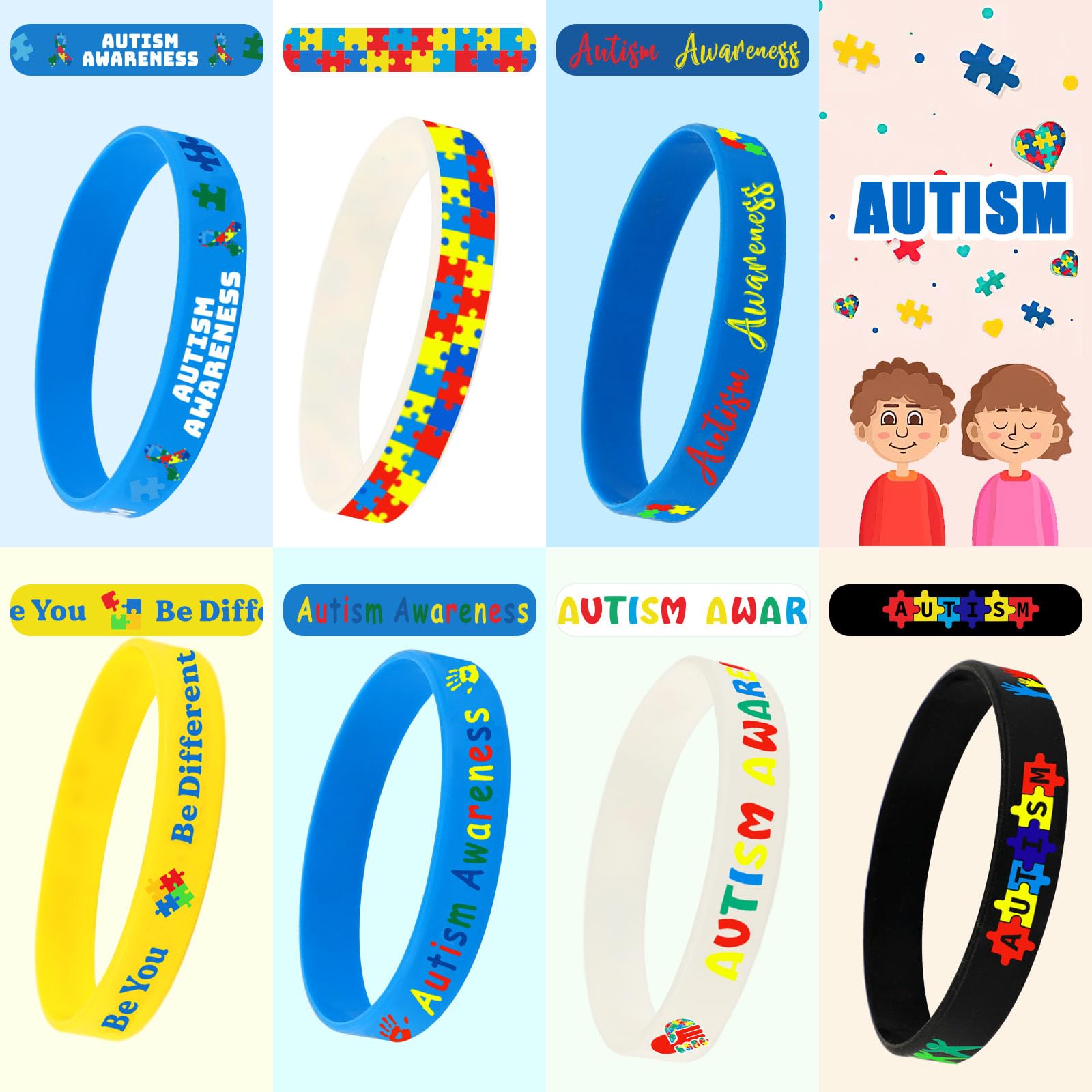 JUNEBRUSHS 42-piece set includes 7 designs for versatile mix-and-match styling.