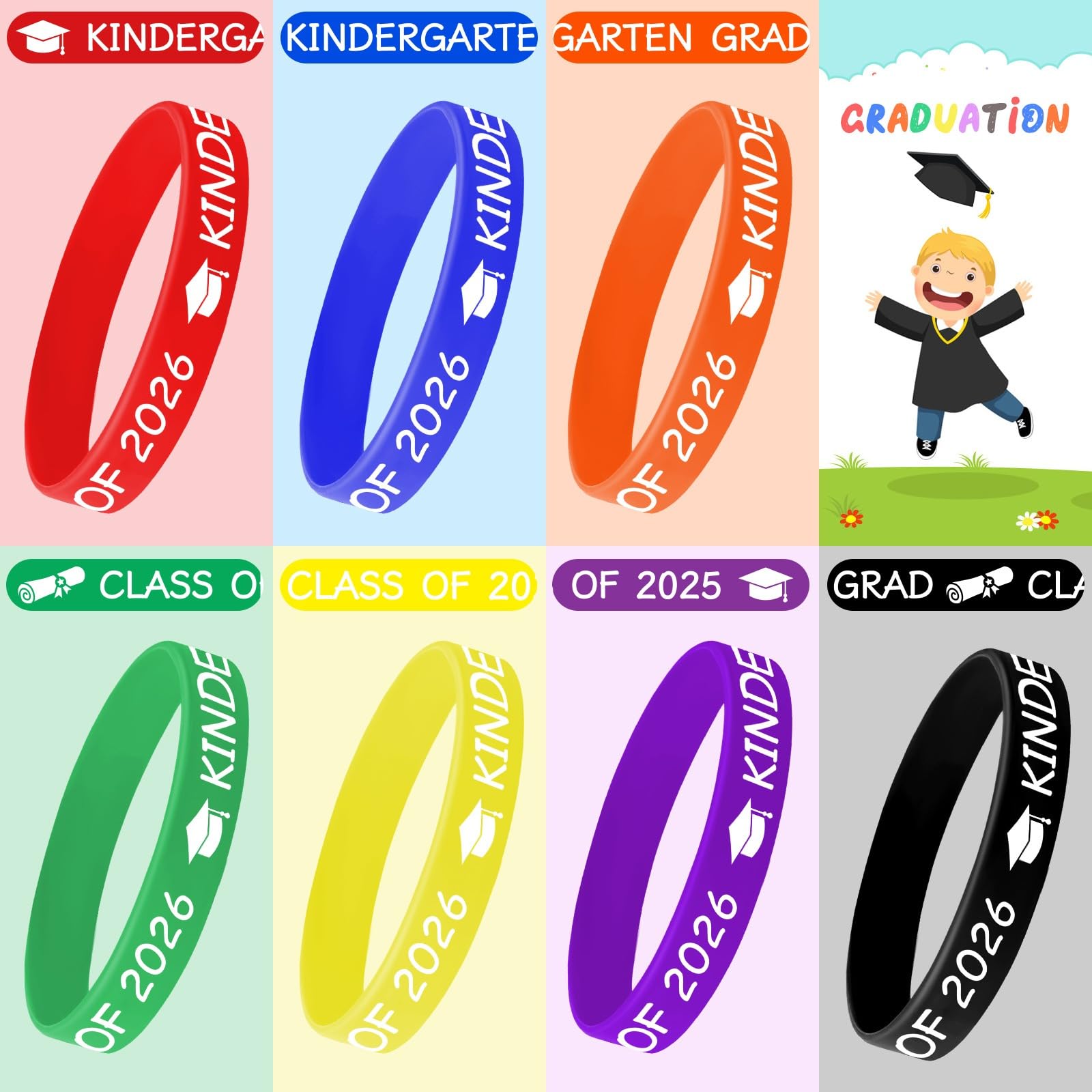 JUNEBRUSHS blue design bracelet, durable soft wear for kids.