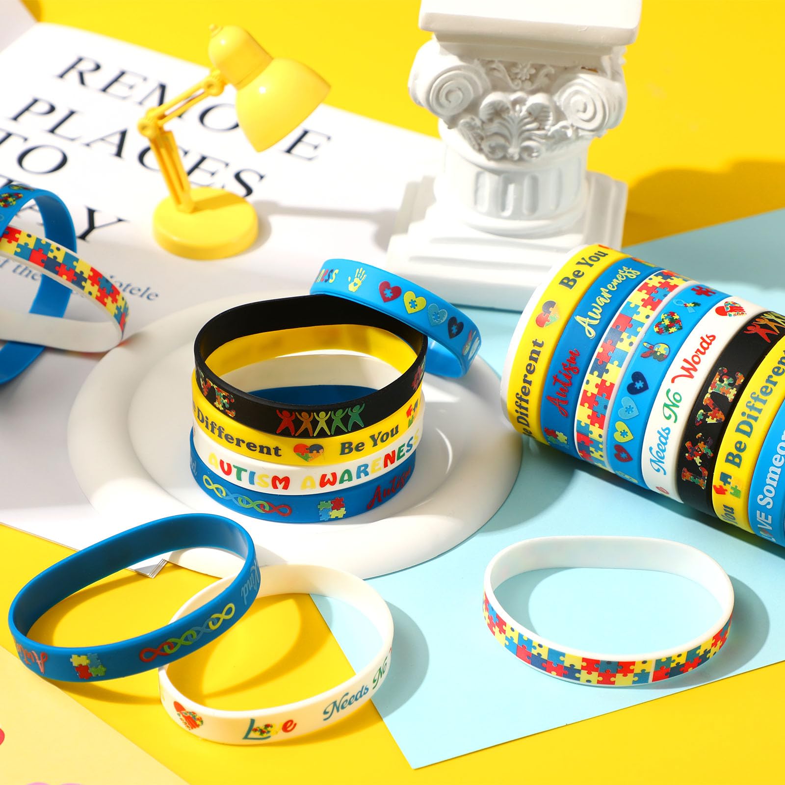 JUNEBRUSHS soft silicone wristbands provide comfortable all-day wear for daily expression.