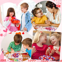 Valentine's Day classroom prizes and party favors with JUNEBRUSHS erasers.