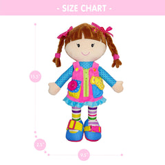 June Garden Dressy Friends Belle fifteen-and-a-half-inch size ideal for cuddling.