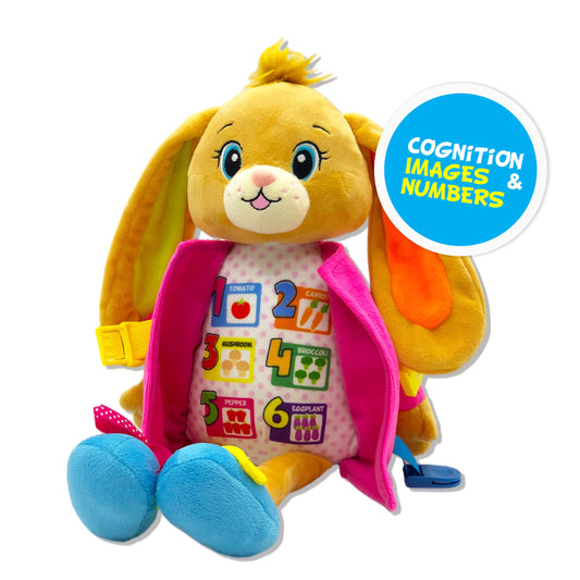 June Garden Dressy Friends Bunnie dressing activities support buckling and zipping practice