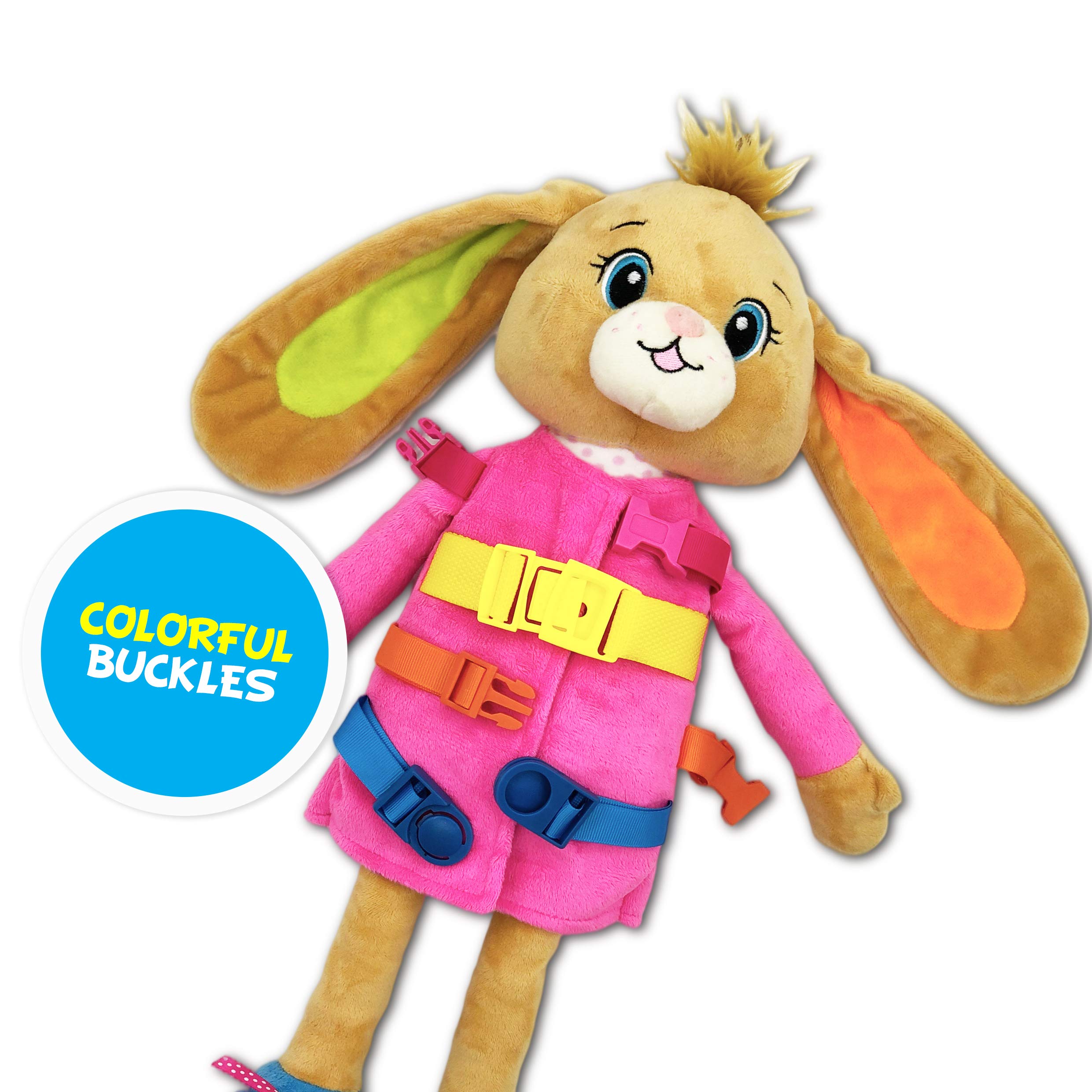 June Garden Dressy Friends Bunnie Montessori-inspired play promotes hands-on exploration