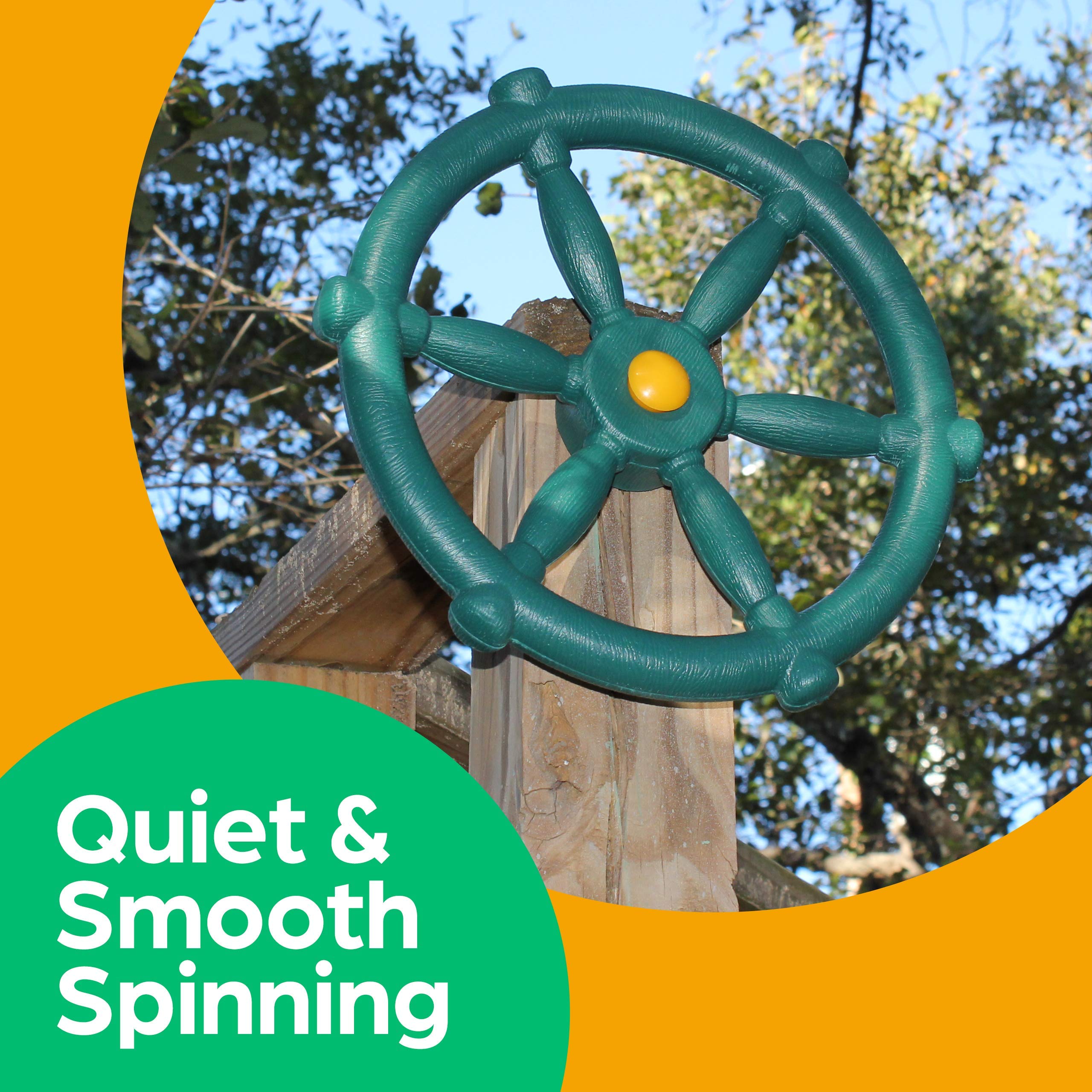 Jungle Gym Kingdom pirate ship wheel kids steering inspires imagination.