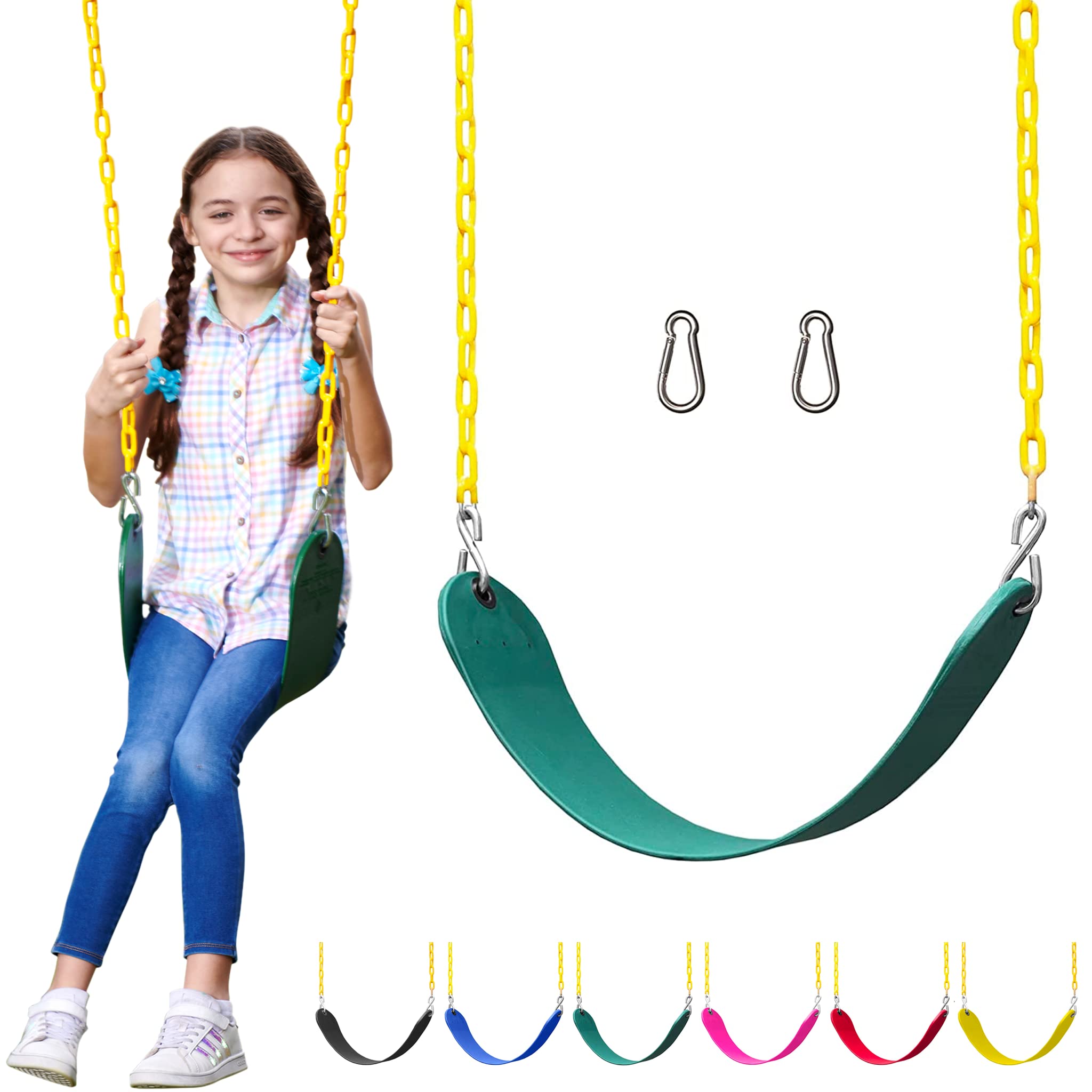 Jungle Gym Kingdom swing seat 27x5 provides a sturdy, kid-friendly backyard upgrade