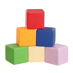 JungleDove Foam Blocks in rainbow colors support early color recognition for toddlers.