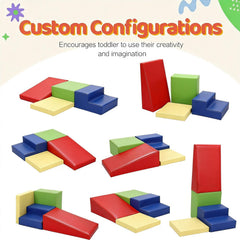JungleDove foam climbing block stairs supports crawling transitions for toddlers