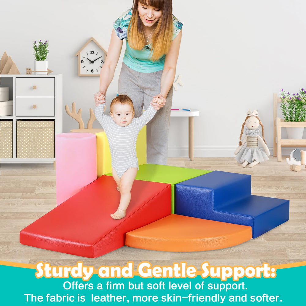 JungleDove large rectangle foam block offers sturdy platform for early climbing.
