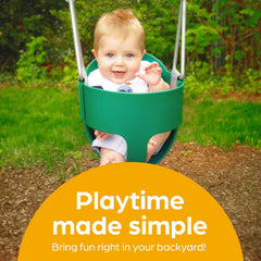Jungle Gym Kingdom outdoor yard setup, creates a welcoming play space