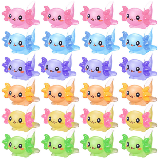Junkin axolotl resin miniature for home decor and playful shelves, durable and waterproof.