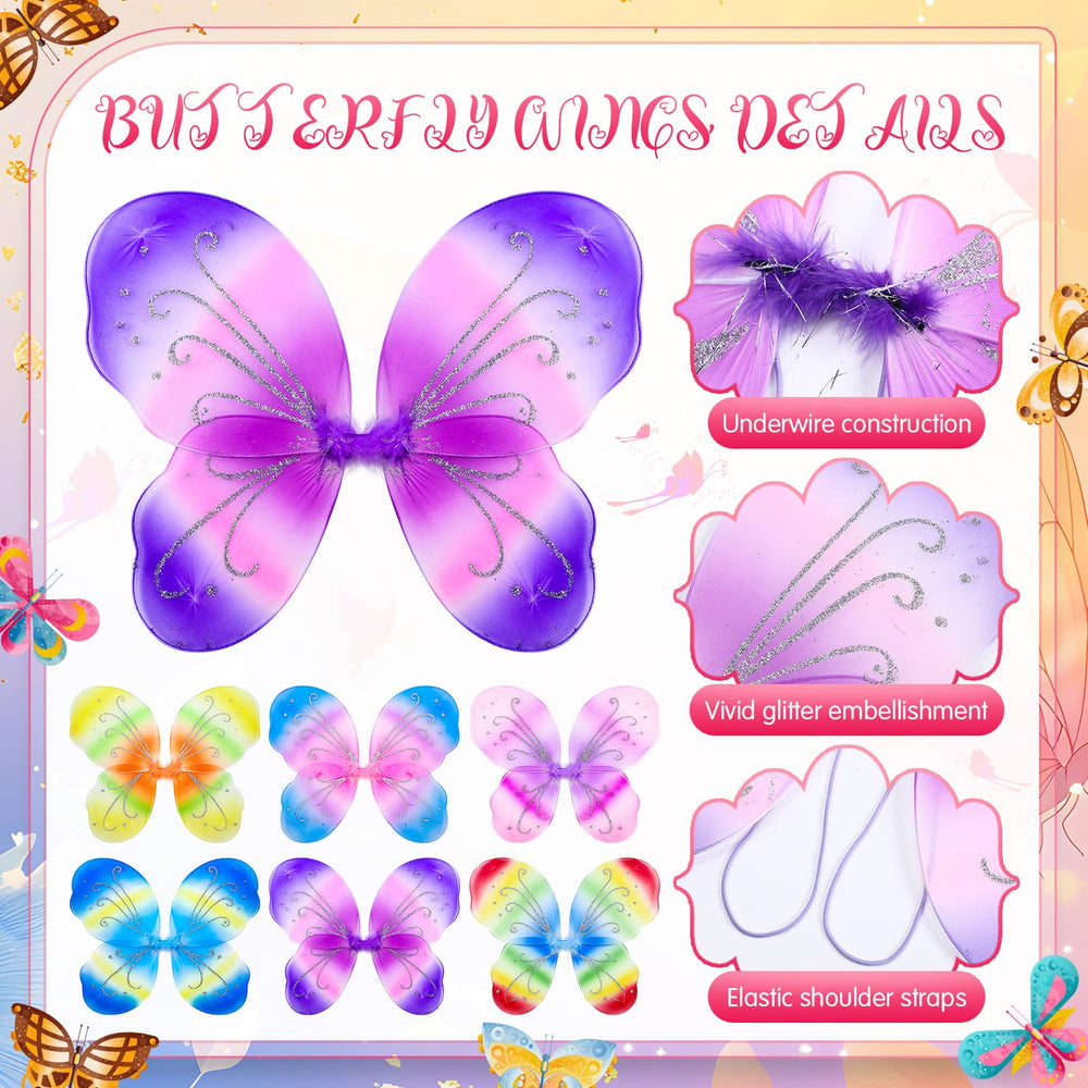 Junkin butterfly wings 14x16 inches display full wingspan for cosplay