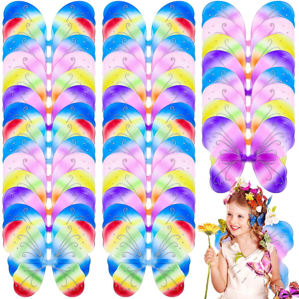 Junkin butterfly wings for kids in gradient colors, lightweight for long wear