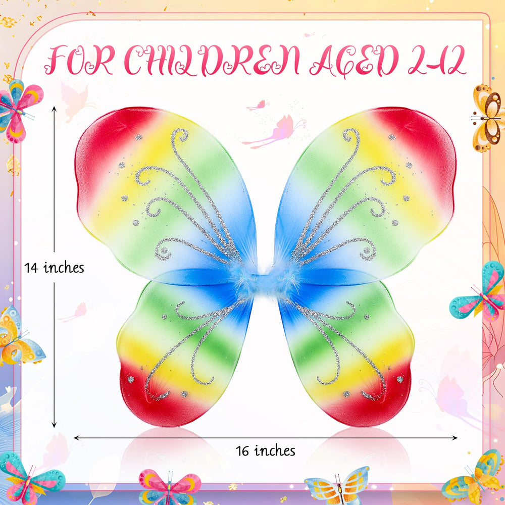 Junkin butterfly wings side view in gradient colors for stage use