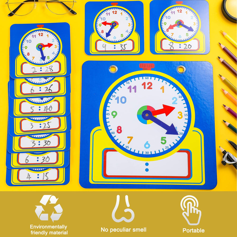 Junkin cardboard durable clock: sturdy teaching tool designed to withstand classroom use