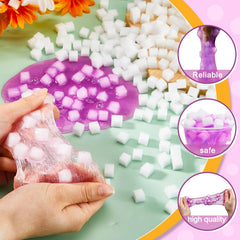 Junkin jelly cube accessories for DIY slime, easy to squeeze