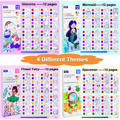 JUNQIU 12-patterns non-repetitive pages spark creativity.