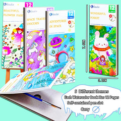 JUNQIU compact kit is travel-friendly for on-the-go creativity.