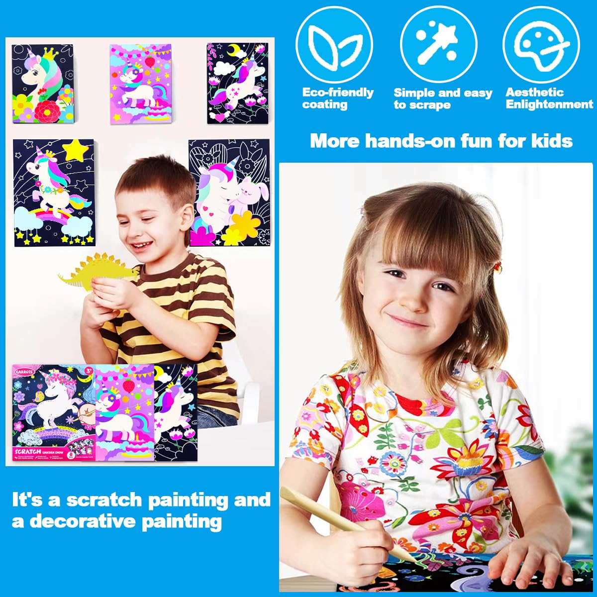 Expandable presentation box keeps supplies organized and gift ready