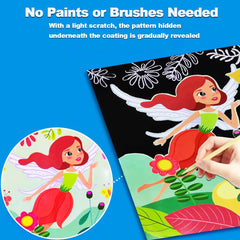 JUNQIU Scratch Art Party Favors inspire playful collaboration and crafts