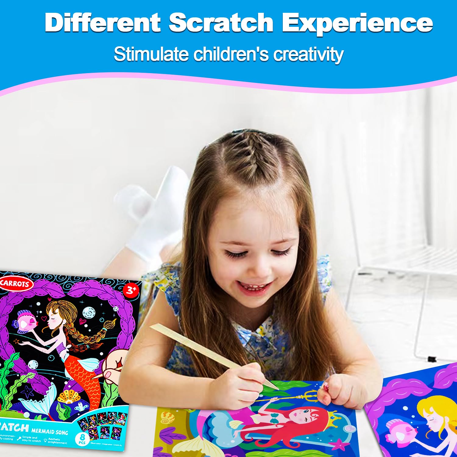 JUNQIU Scratch Art Wood Stylus Tools provide precise, safe scratch control