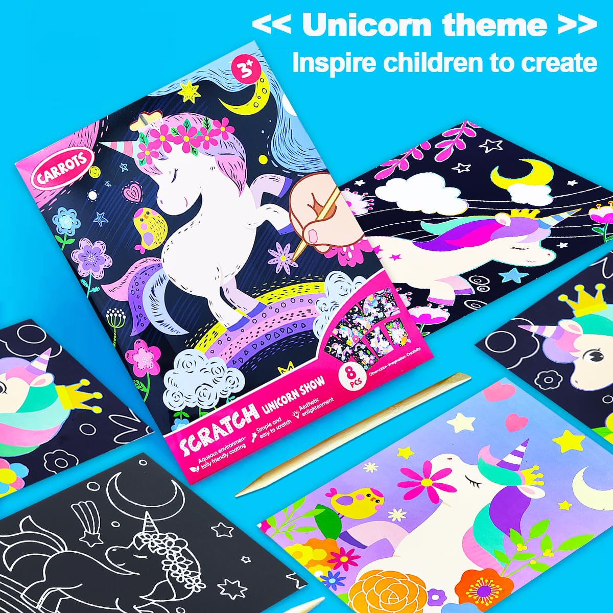 Compact and travel friendly set for on the go art sessions