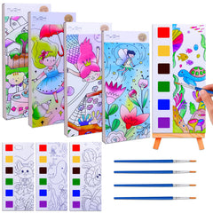 JUNQIU US paint with water book cover showcases kid-friendly, mess-free coloring