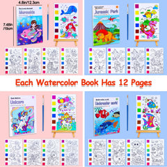 JUNQIU US thick watercolor paper pages reduce bleed-through.