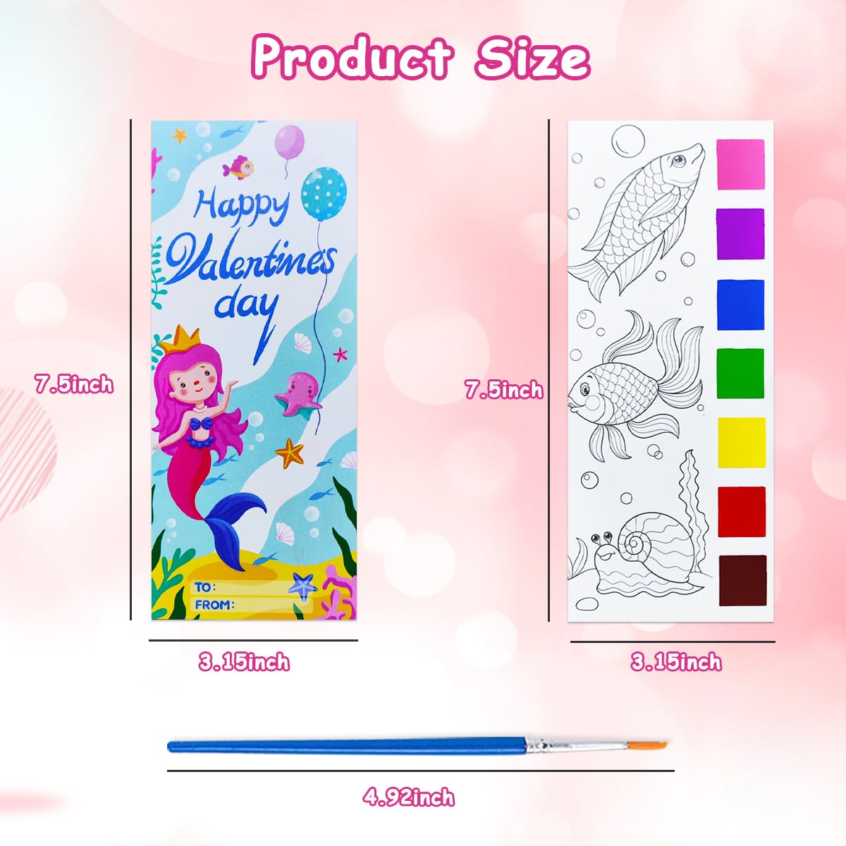 JUNQIU thoughtful valentines crafts kit for classroom activities.