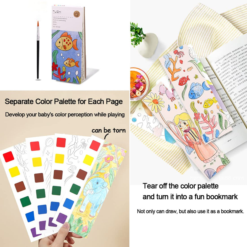 JUNQIU watercolor book gift-ready packaging makes a thoughtful present.