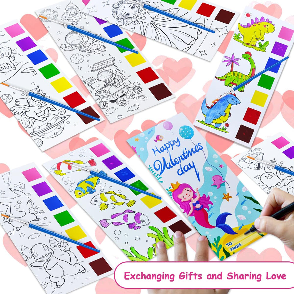 JUNQIU watercolor bookmarks to turn art into keepsakes.