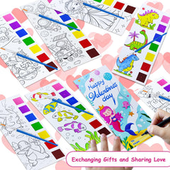 JUNQIU watercolor bookmarks to turn art into keepsakes.