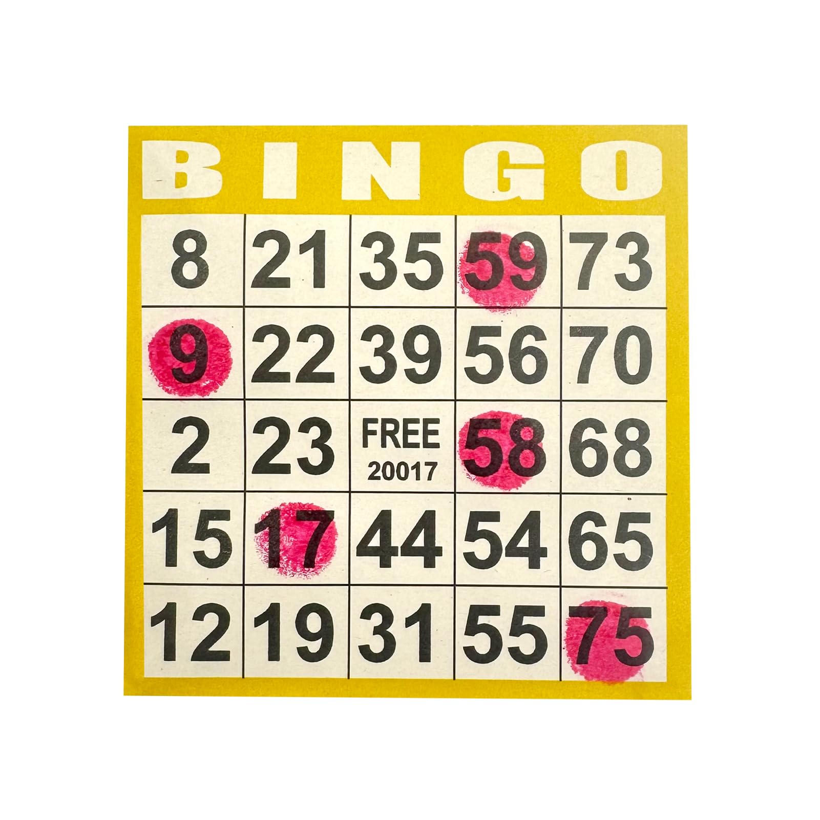 Junwrow Bingo cards ideal for seniors, family nights, and classrooms
