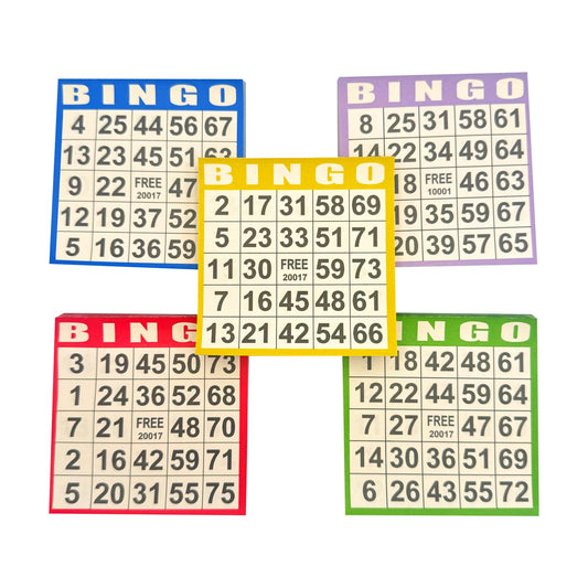 Junwrow Bingo five-color set improves organization and color-coded rounds