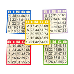 Junwrow Bingo five-color set improves organization and color-coded rounds