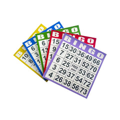 Junwrow Bingo paper cards set of 500 sheets for easy group play